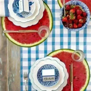 Watermelon Placemats & Placecards (12)